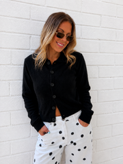 Esme Knit Top- Black