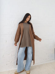 Ziggy Cardigan - Brown