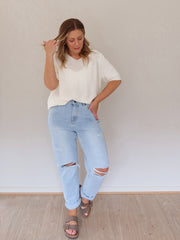 Mollie Top - Cream