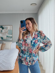 Meadow Shirt- Blue/Green