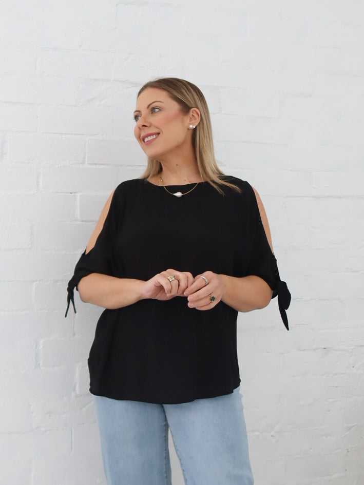 Rosella Top- Black
