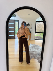 Fletcher Pintuck Pant- Chocolate