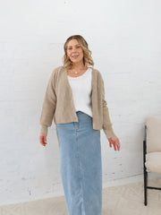 Dane Cardigan- Taupe
