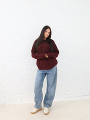 Lois Knit- Burgundy