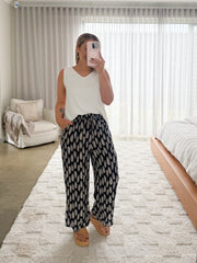 Leo Pants- Multi Navy