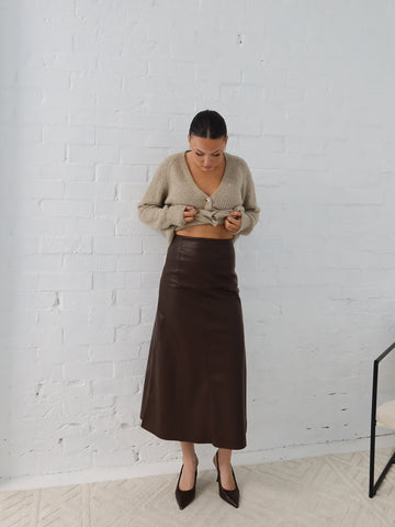 Saffy Skirt - Chocolate
