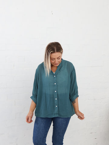 Mimi Blouse - Emerald