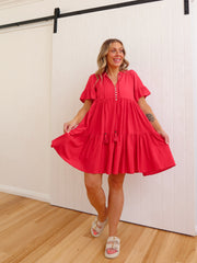 Aston Dress - Red