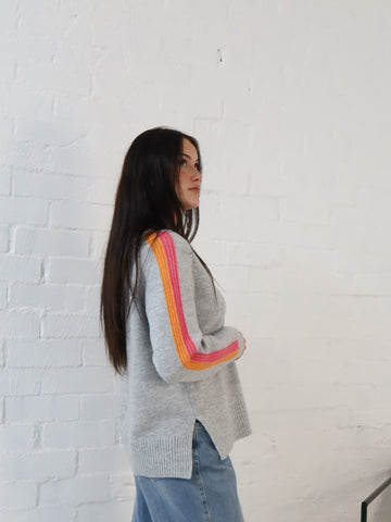 Kristy Knit- Grey