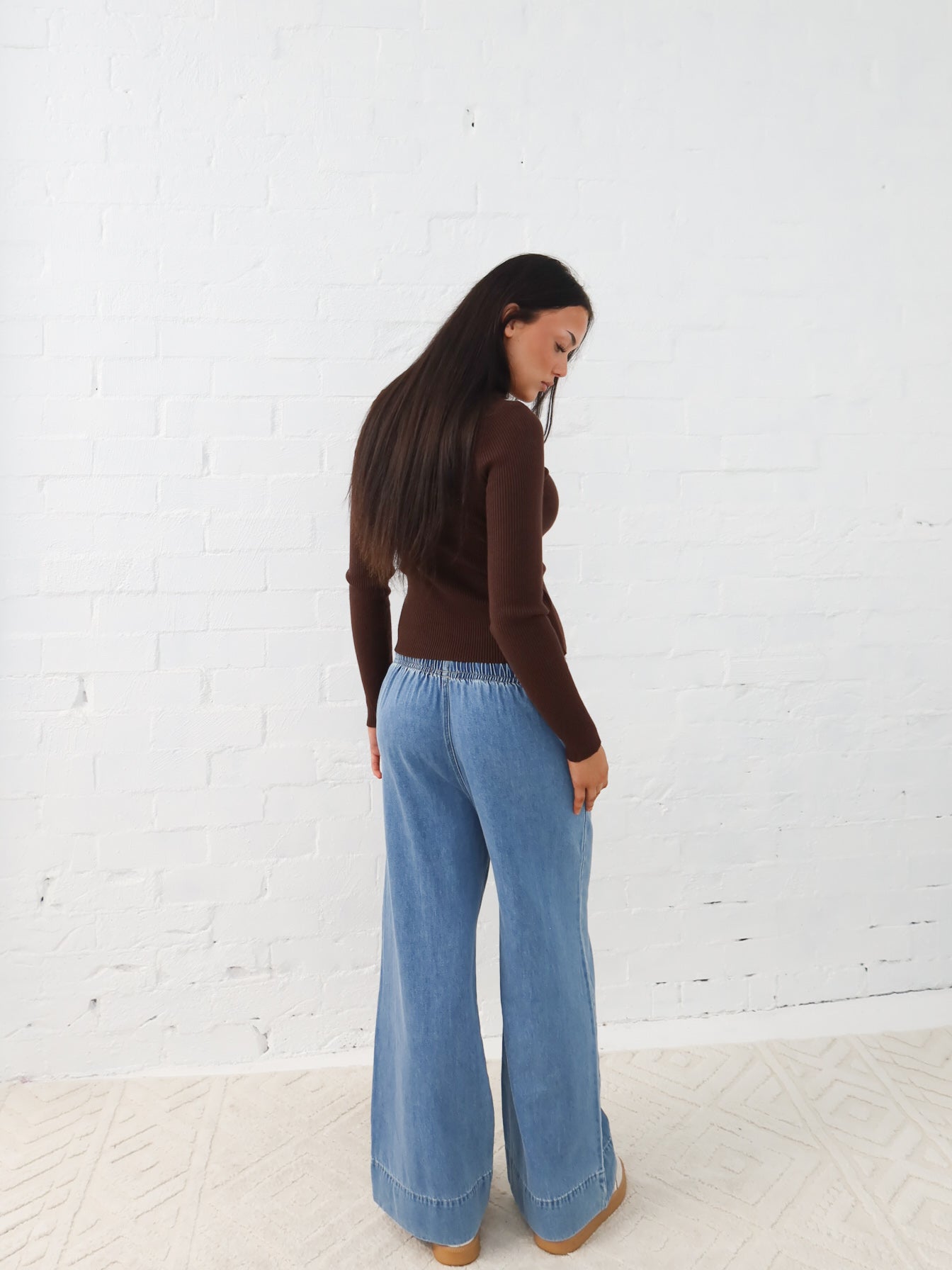 Selma Knit Top - Chocolate