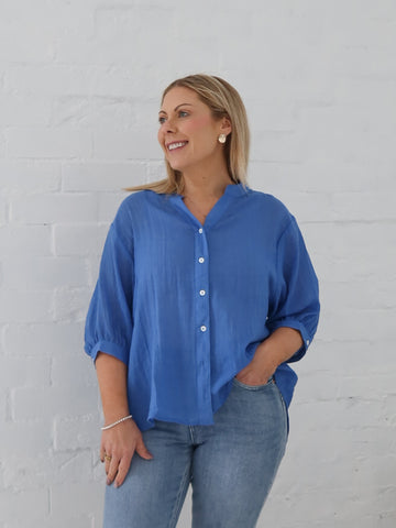 Mimi Blouse - Blue