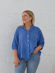Mimi Blouse - Blue