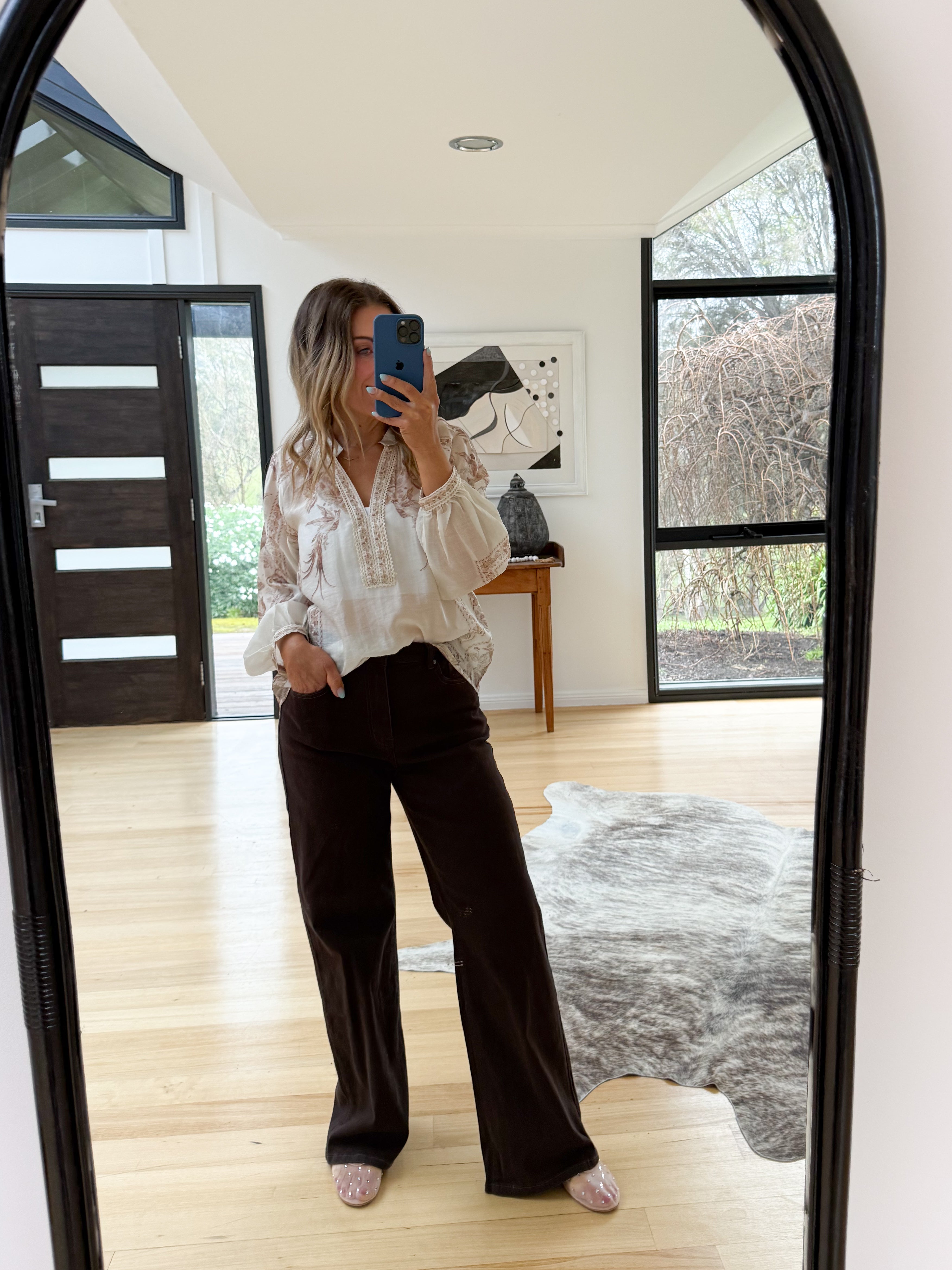 Rosalie Blouse- Cream