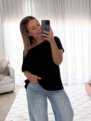 Mariah Knit Top - Black