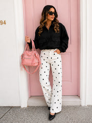 Polka Dot Jeans