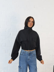 Shasta Bomber Jacket- Black