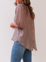 Mimi Blouse - Mushroom