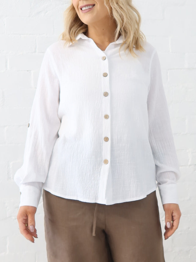Faye Shirt- White