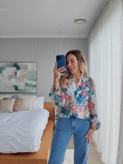 Meadow Shirt- Blue/Green
