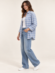 Plait Shirt- Blue