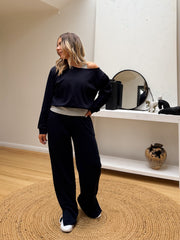 Juni Sweatshirt- Navy