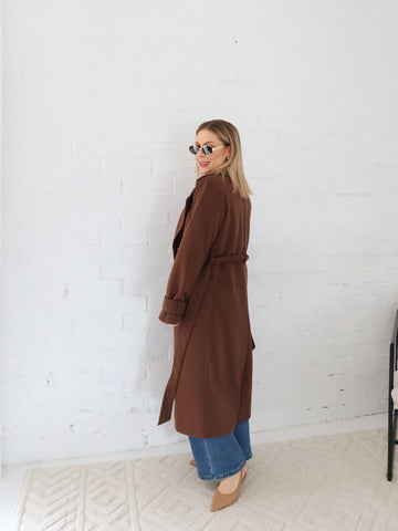 Hardin Coat - Chocolate