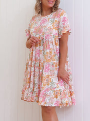 Betsy Dress - Pink Floral