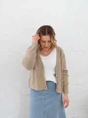 Dane Cardigan- Taupe