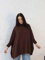 Leah Poncho- Chocolate