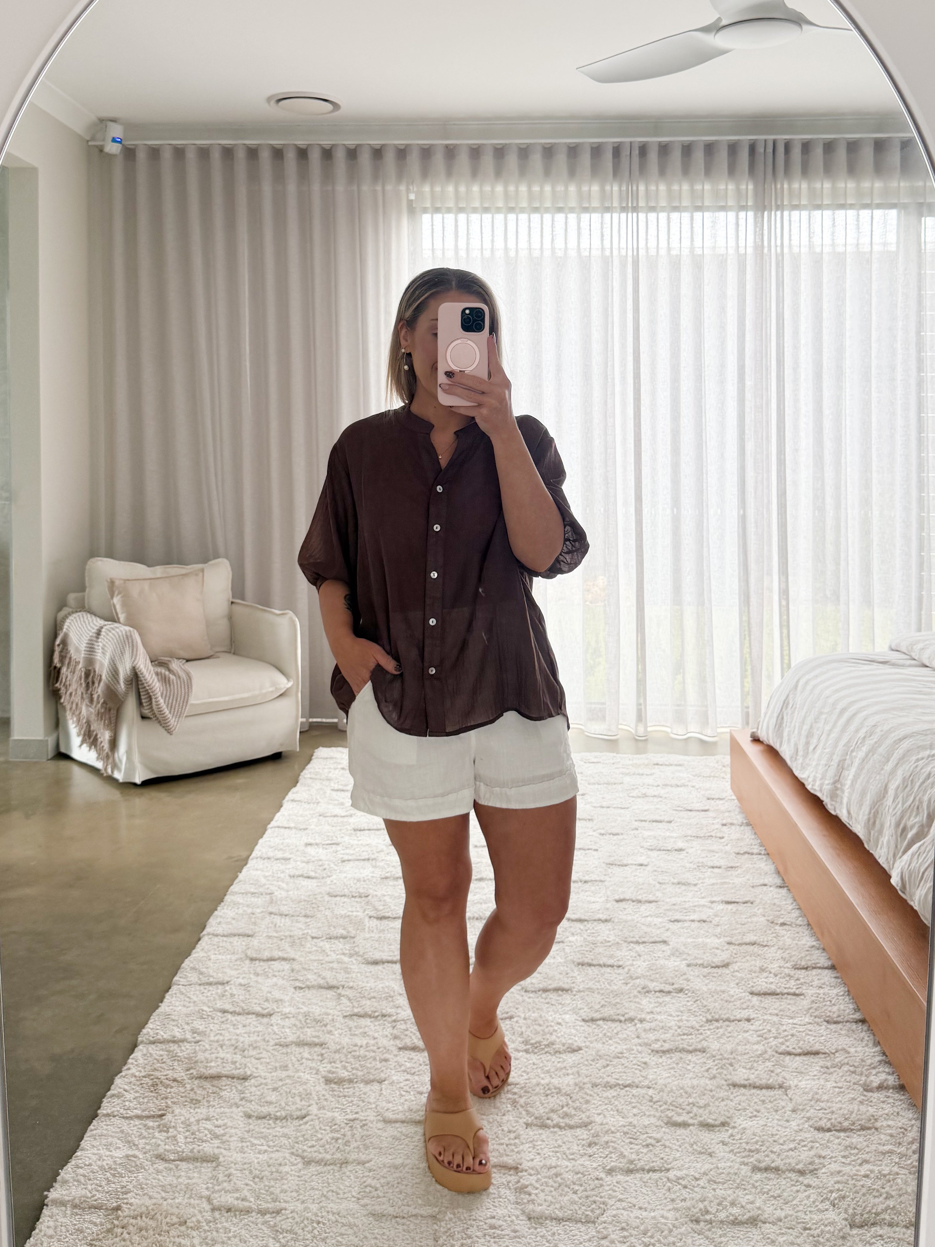 Mimi Blouse - Chocolate