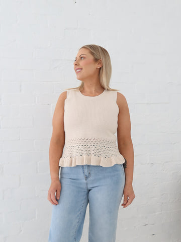 Skye Top- Beige