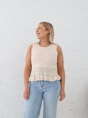 Skye Top- Beige