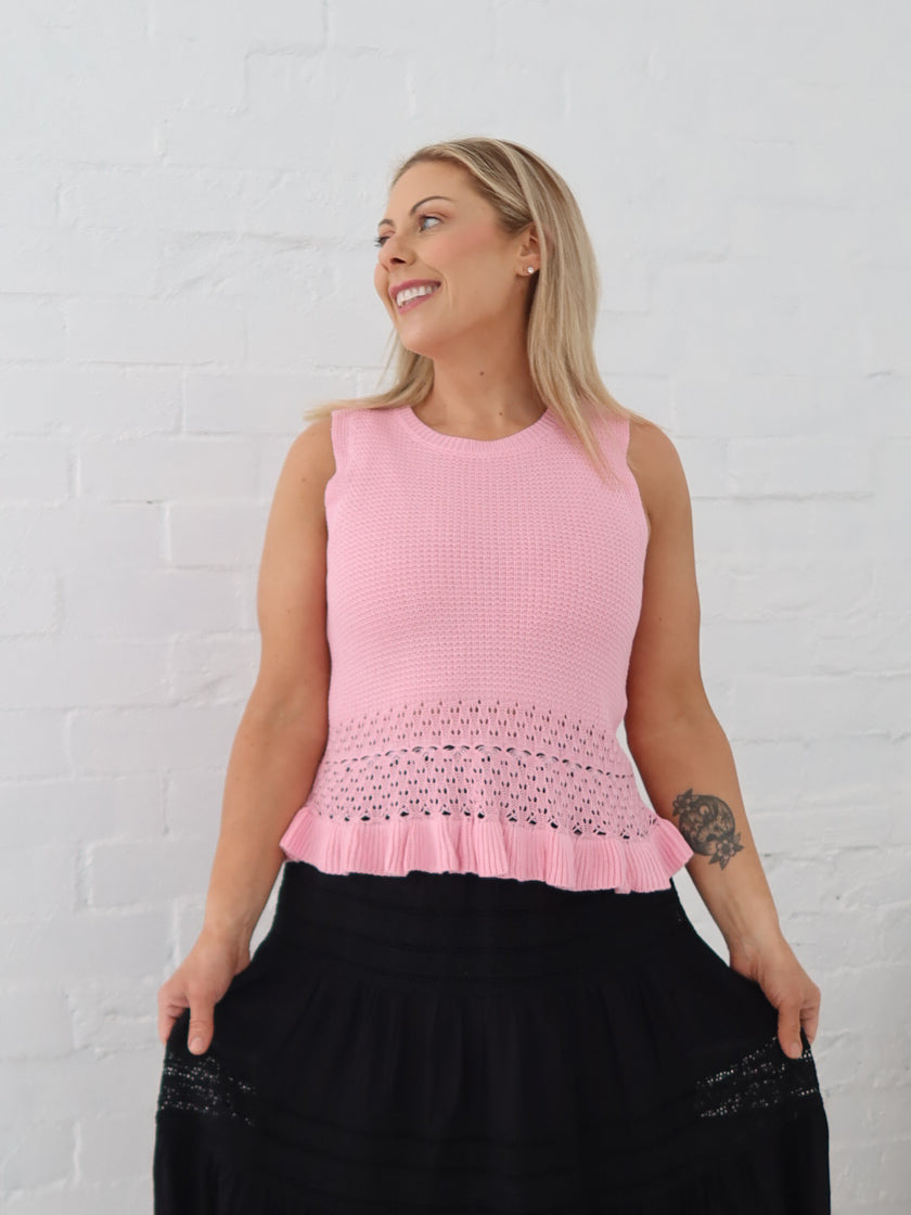 Skye Top- Pink