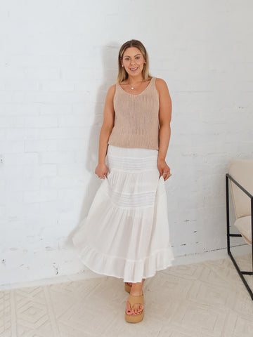 Laura Skirt- White