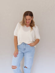 Mollie Top - Cream