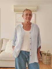 Effy Blouse- Powder Blue