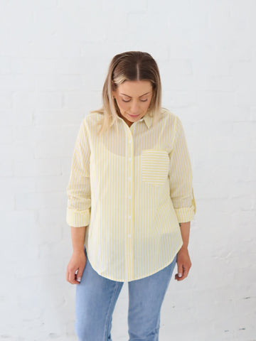 Emma Shirt- Lemon
