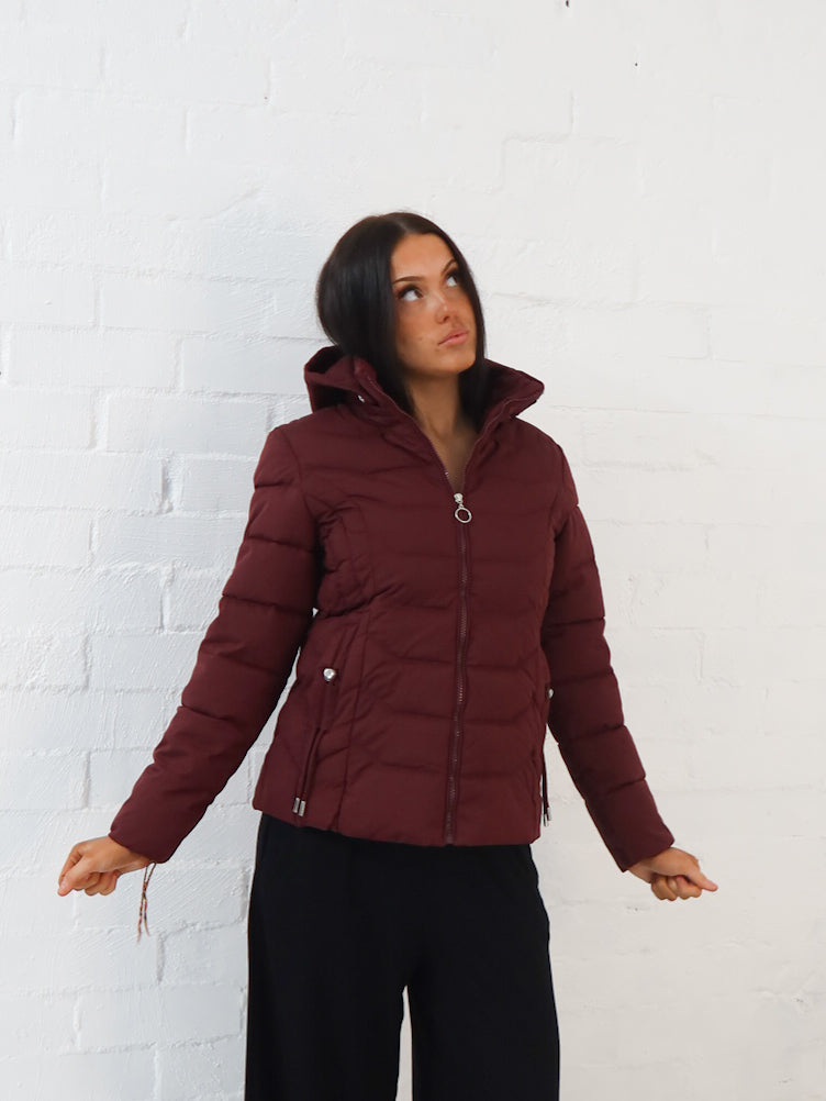 Marty Jacket- Burgundy