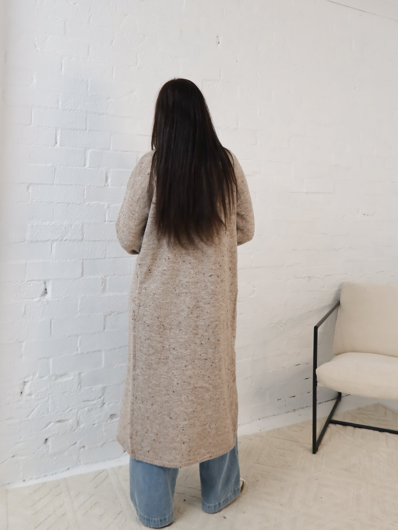 Bonnie Cardigan- Natural Speck