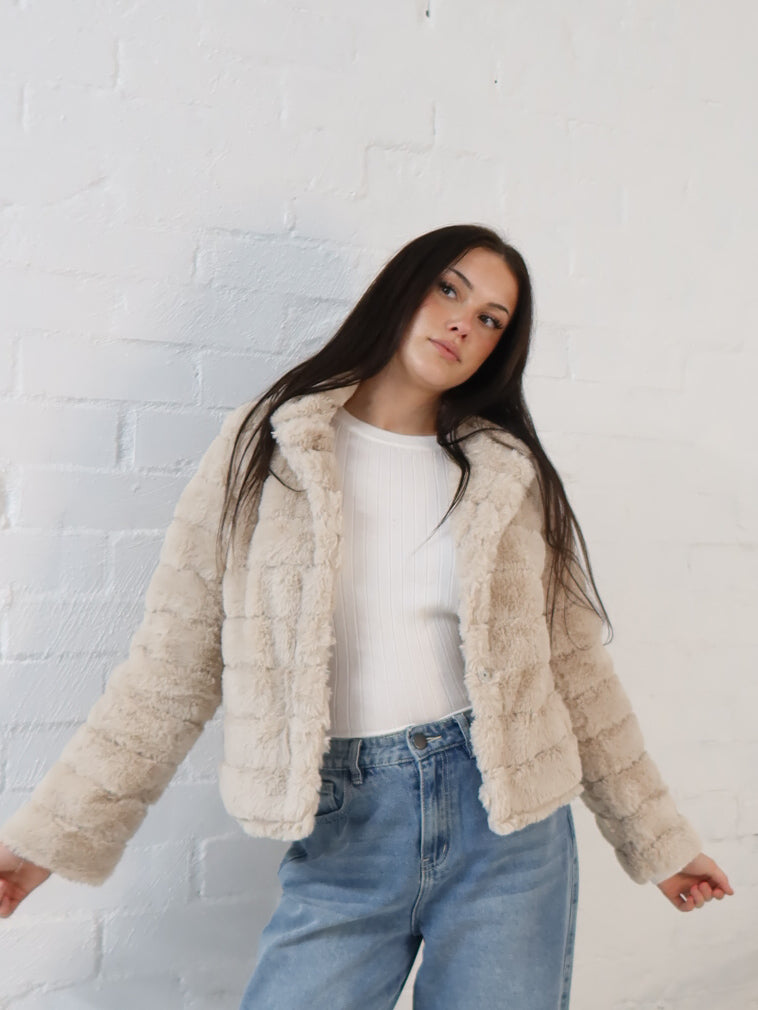 Florence Jacket- Beige