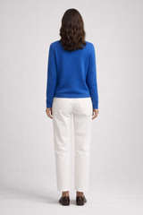 Esme Knit Top- Cobalt
