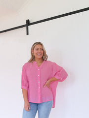 Mimi Blouse - Fuchsia