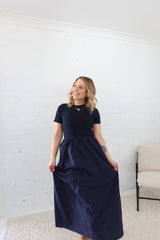 Isla Dress- Navy