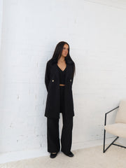 Madrid Coat- Black