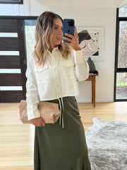 Hailey Shirt- Vanilla