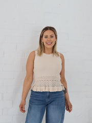 Skye Top- Beige