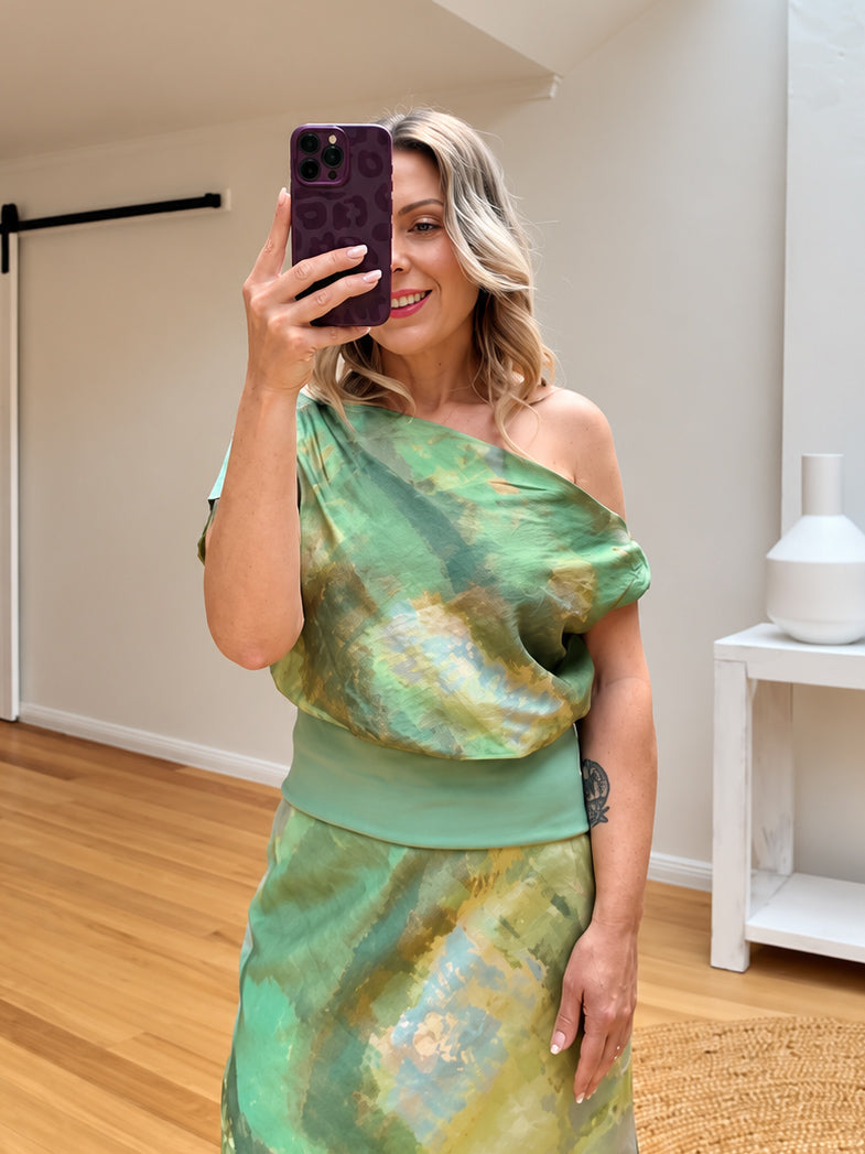 Amber Top- Sage