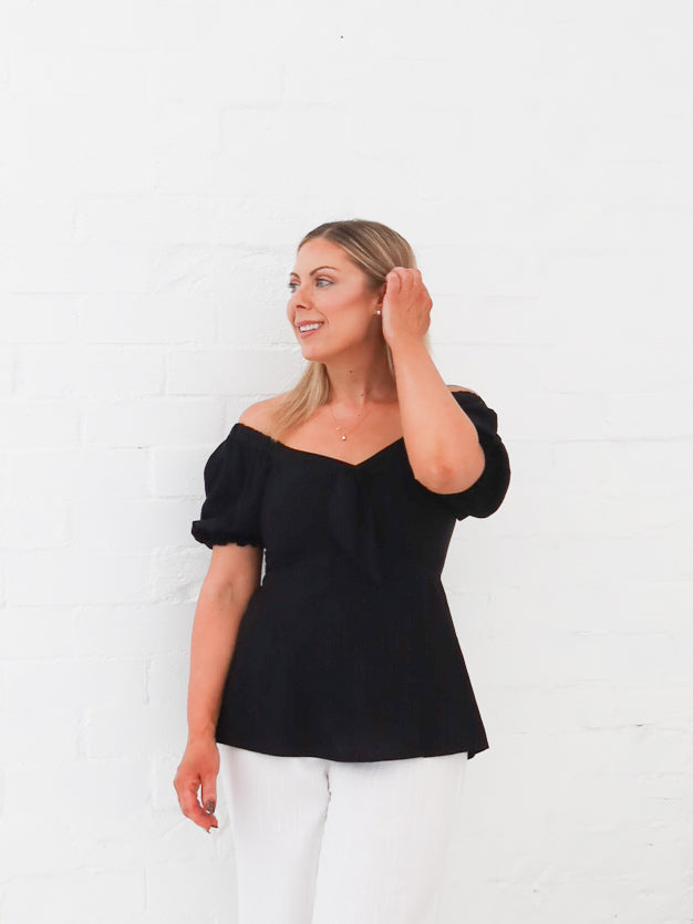 Estella Top- Black