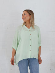 Effy Blouse- Light Green