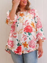 Jindabyne Blouse - White